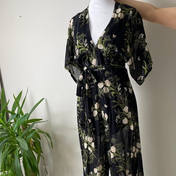 Reformation Lemongrass Jumpsuit Anastasia Size 6 - Picture 6 of 11